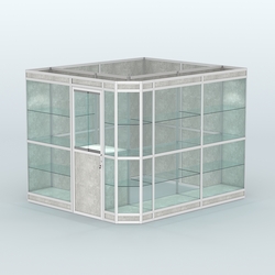 Павильон из профиля угловой №6в (5,5 кв.м), Метрополитан Грей