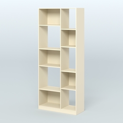 Стеллаж из ДСП серии ЛОФТ №9-1, Крем Вайс