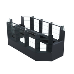 Торговый островок в центр зала ГРАЦИЯ №4 (открытый) (8, 55 кв.м), Антрацит