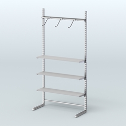 Система ЭЛЕГАНТ без ДСП №8 (1200 мм), Серый