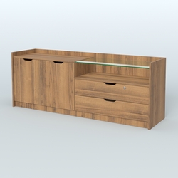 Тумба опорная двусоставная Венди №5, Орех