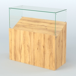 Прилавок для хлебной лавки ХЛ-ПР-02, Дуб Золотистый