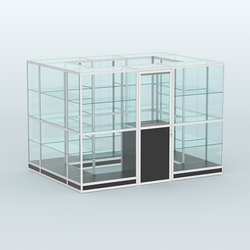 Павильон из профиля островной №1г, Черный