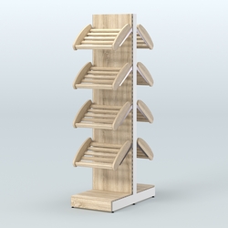 Узкий островной стеллаж для хлеба и выпечки СХОВ-02, Дуб Сонома