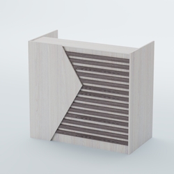 Ресепшен граунд №6А, Ясень Анкор светлый + Ясень Анкор темный