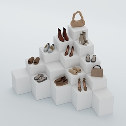 Демо-стенд Ступени-Шаг №5, Белый