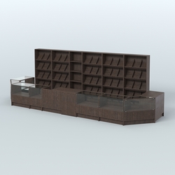 Торговый Островок "Эконом" №6 (12, 6 кв.м), Дуб Венге