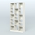 Стеллаж из ДСП серии ЛОФТ №10-2 с полками ДСП Белый