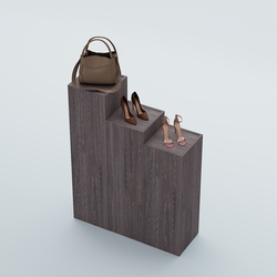 Демо-стенд Ступени-Лестница №2, Ясень Анкор темный