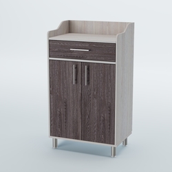 Стойка официанта "Бармен" №5-Н на ножках, Ясень Анкор светлый + Ясень Анкор темный