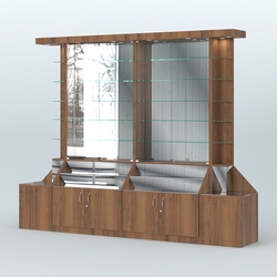 Павильон с накопителями серии Эталон №8, Орех