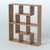Торговый стеллаж Лофт №2 средний четырех- модульный Орех