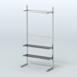 Система ЭЛЕГАНТ без ДСП №9 (1200 мм), Черный