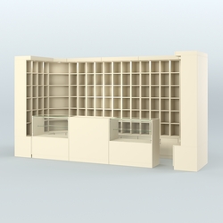 Павильон вместительный для продажи чая и кофе №10, Крем Вайс