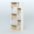 Стеллаж из ДСП серии ЛОФТ №9-1 Белый + Дуб Сонома