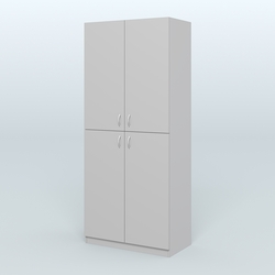 Шкаф для аптек с полками №2, Серый