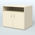 Тумба под оргтехнику Стандарт Крем Вайс