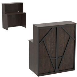 Ресепшен серии ЛОФТ - АЛЬФА №1 (декор №2), Дуб Венге