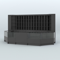 Павильон в торговый центр для продажи чая и кофе №8, Черный