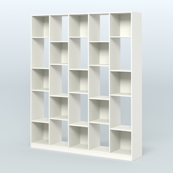 Стеллаж из ДСП серии ЛОФТ №13-1, Белый