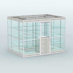 Павильон из профиля островной №1в, Метрополитан Грей