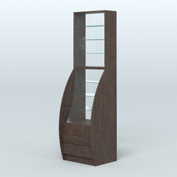 Витрина БРИЗ №1-600, Дуб Венге