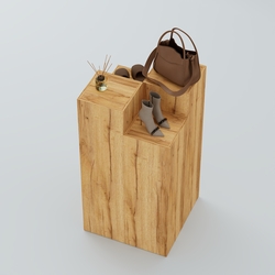 Демо-стенд Ступени-Пересечение №1, Дуб Золотистый