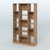 Стеллаж из ДСП серии ЛОФТ №12-2 с полками ДСП Орех