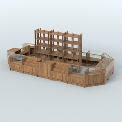 Торговый Островок "Эконом" №4 (18, 6 кв.м), Орех