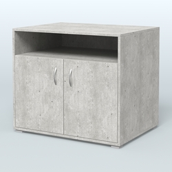 Тумба под оргтехнику Стандарт, Метрополитан Грей