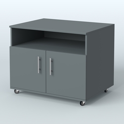 Тумба для оргтехники Сканди, Темно-Серый