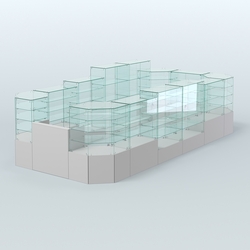 Павильон ИСТРА в центр зала №8а (закрытый) (12, 77 кв.м), Серый