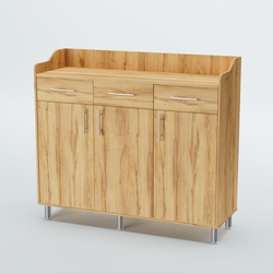 Стойка официанта "Бармен" №8-Н на ножках, Дуб Золотистый