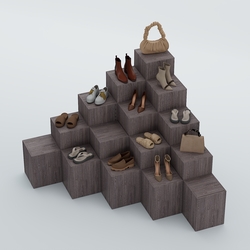 Демо-стенд Ступени-Шаг №5, Ясень Анкор темный