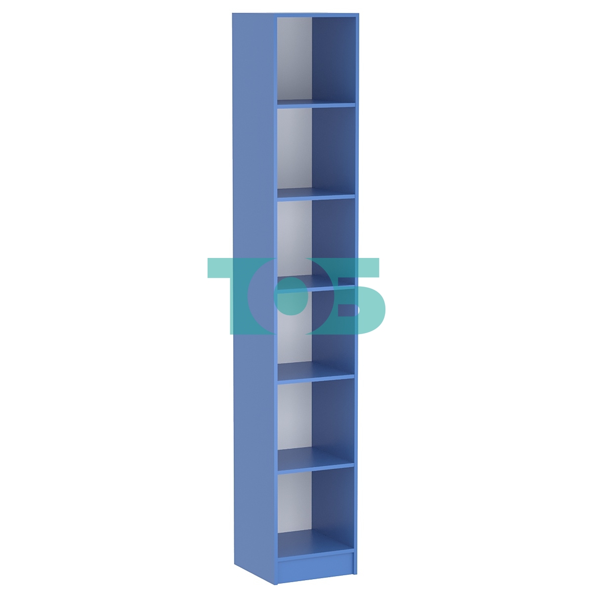 Стеллаж из ДСП серии Эконом №7-410 с 6-ю ячейками Делфт голубой U525 ST9