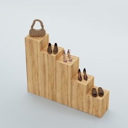 Демо-стенд Ступени-Лестница №4, Дуб Золотистый