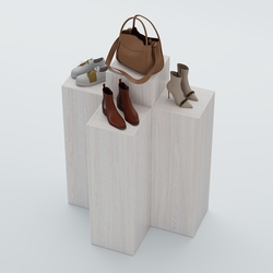 Демо-стенд Ступени Т-обр №1, Ясень Анкор светлый