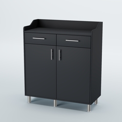 Стойка официанта "Бармен" №6-Н на ножках, Антрацит