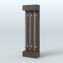 Стенд из ДСП с подсветкой для продажи очков №1 (З/Д), Дуб Венге