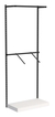 Настенная система с подиумом и комбо - поручнями для одежды ЛОФТ №3 (900мм) Белый