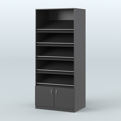 Стеллаж из ДСП для хлеба, Черный