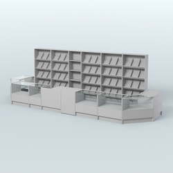 Торговый Островок "Эконом" №6 (12, 6 кв.м), Серый