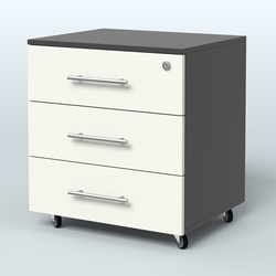 Тумба Леван, Черный + Белый