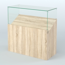 Прилавок для хлебной лавки ХЛ-ПР-02, Дуб сонома