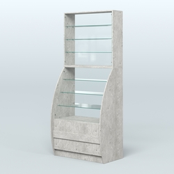 Витрина БРИЗ №1-900, Метрополитан Грей