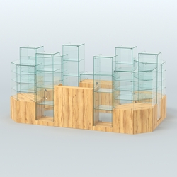 Павильон ИСТРА в центр зала №9а (закрытый) (6, 8 кв.м), Дуб Золотистый