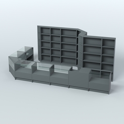 Торговый Островок "Эконом" №13 (15, 2 кв.м), Темно-Серый