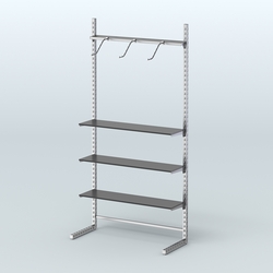 Система ЭЛЕГАНТ без ДСП №8 (1200 мм), Черный