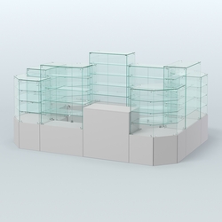 Павильон ИСТРА в центр зала №6а (закрытый) (8, 26 кв.м), Серый