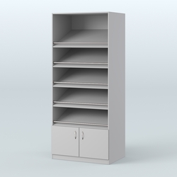 Стеллаж из ДСП для хлеба, Серый